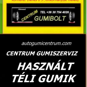használt téli gumik Centrum gumiszerviz kft-gumibolt és szerviz-
