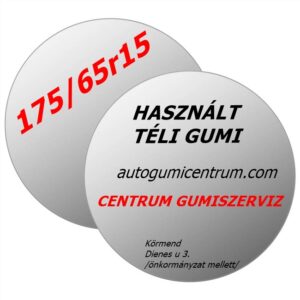 175/65r15 használt téli gumi