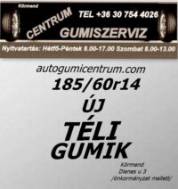 185 60r14 új téli gumi-téligumi-téli gumi-új gumik-új téli gumiabroncs-