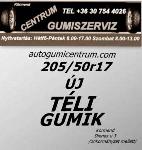 205 50r17 új téli gumi-téligumi-téli gumi-új gumik-új téli gumiabroncs-