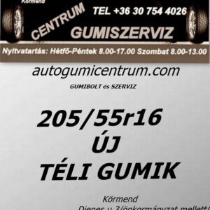 205 55r16 uj-teli-gumi-centrum-gumiszerviz-kft-gumibolt-es-szerviz-kormend-autogumicentrum