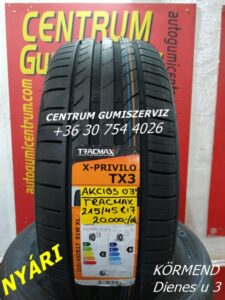 215 45R17 Tracmax akciós nyári