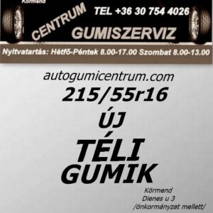 215 55r16 új téli gumi-téligumi-téli gumi-új gumik-új téli gumiabroncs-