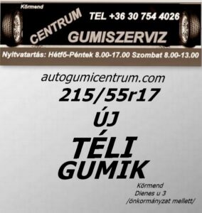 215 55r17 új téli gumi-téligumi-téli gumi-új gumik-új téli gumiabroncs-