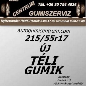 215 55r17 új téli gumi-téligumi-téli gumi-új gumik-új téli gumiabroncs-