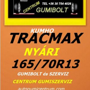 165 70R13 tracmax-uj-nyari-gumi-gumibolt-es-szerviz-centrum-gumiszerviz-kormend-nyari-gumi