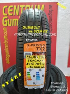 175/70R14 Tracmax nyári gumi