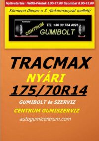 175 70R14 tracmax-uj-nyari-gumi-gumibolt-es-szerviz-centrum-gumiszerviz-kormend-nyari-gumi