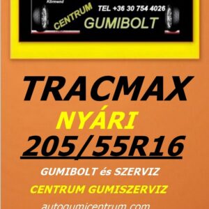 205 55R16 tracmax-uj-nyari-gumi-gumibolt-es-szerviz-centrum-gumiszerviz-kormend-nyari-gumi