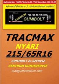 215 65R16 tracmax-uj-nyari-gumi-gumibolt-es-szerviz-centrum-gumiszerviz-kormend-nyari-gumi