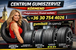 Kumho Ecsta HS52 - Kumho Ecsta PS71 - Kumho Ecowing ES31 - Kumho Ecsta Sport (PS72) - gumibolt és szerviz