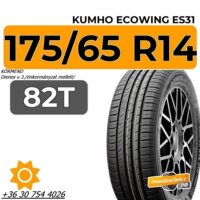 175 65 R14 82T Kumho Ecowing ES31 centrum gumiszerviz kft-