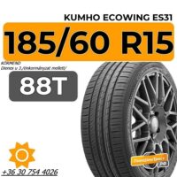 185 60 R15 88T XL Kumho EcoWing ES31 centrum gumiszerviz kft-gumibolt és szerviz-