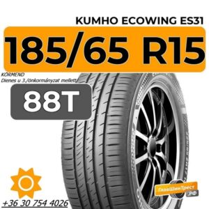185 65 R15 88T Kumho EcoWing ES31 centrum gumiszerviz kft-gumibolt és szerviz-