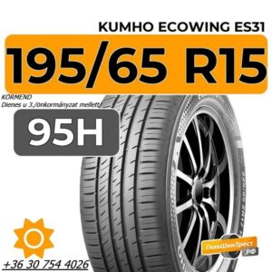 195 65 R15 95H XL Kumho Ecowing ES31