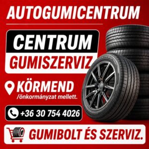 autogumicentrum. körmend. önkormányzat mellett - gumibolt és szerviz.