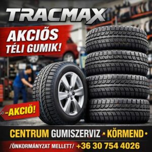 tracmax téli gumik - centrum gumiszerviz - körmend - tracmax akcios téli gumik