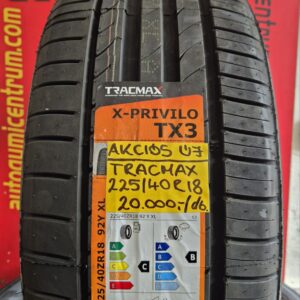 225 40R18 Tracmax akciós nyári gumi - 225 40R18 Tracmax TX3 akciós nyári gumi