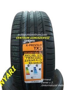 225-45R17-Tracmax-akcios-nyari-gumi- új nyári gumi-225 45r17 tracmax nyári