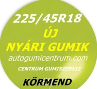 225/45r18 új nyári gumi