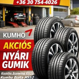 CENTRUM GUMISZERVIZ KÖRMEND- autogumicentrum- - gumibolt és szerviz - akcios új kumho gumi