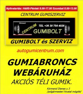 webáruház akciós téli gumik centrum gumiszerviz -gumibolt és szerviz kormend autogumicentrum