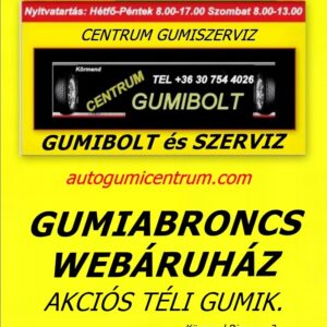 webáruház akciós téli gumik centrum gumiszerviz -gumibolt és szerviz kormend autogumicentrum