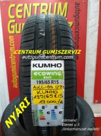 195/65R15 KUMHO nyári gumi