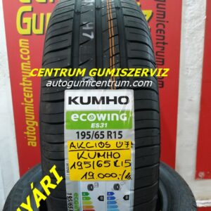 195-65R15-kumho-uj-nyari-gumi-195-65R15-kumho-ecowing es31autogumicentrum-gumibolt-es-szerviz-centrum-gumiszerviz-kormend-gumiabroncs