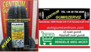 195/65R15 KUMHO nyári gumi