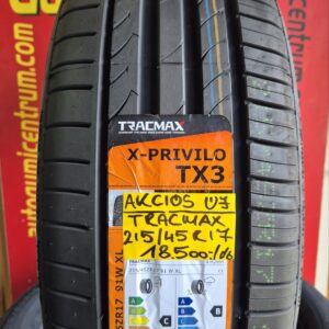 215 45R17 Tracmax akciós nyári gumi - X-Privilo TX-3 215 45 ZR17 91W (XL)