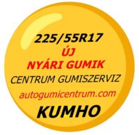 225/55R17 KUMHO nyári gumi