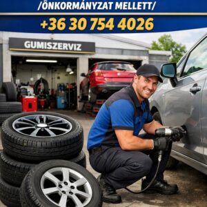 SZEZONÁLIS KERÉKCSERE - GUMICSERE - Centrum gumiszerviz Körmend ŐNKORMÁNYZAT MELLETT