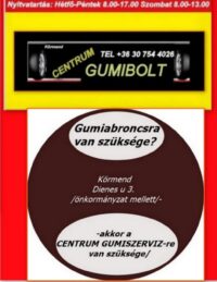 centrum gumiszerviz gumibolt és szerviz