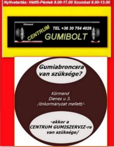 centrum gumiszerviz gumibolt és szerviz