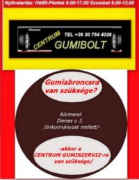 centrum gumiszerviz gumibolt és szerviz