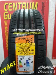205 55R16 új Tracmax nyári-205/55R16 gumik--205/55R16 gumiabroncsok-205 55r16-