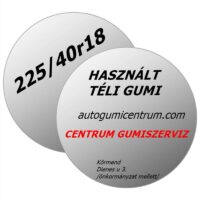 225/40r18 használt téli gumi