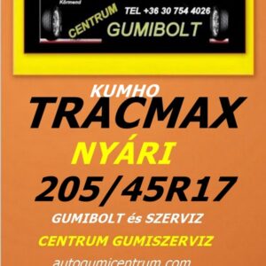 205 45R17 tracmax-uj-nyari-gumi-gumibolt-es-szerviz-centrum-gumiszerviz-kormend-nyari-gumi