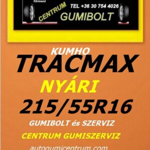 215 55R16 tracmax-uj-nyari-gumi-gumibolt-es-szerviz-centrum-gumiszerviz-kormend-nyari-gumi