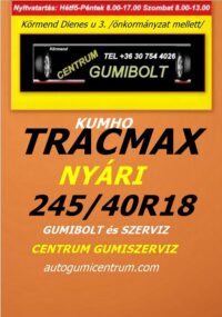 245 40R18 tracmax-uj-nyari-gumi-gumibolt-es-szerviz-centrum-gumiszerviz-kormend-nyari-gumi