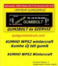 kumho WP52 wintercraft -kumho-uj-teli-gumi-webaruhaz-centrum-gumiszerviz-kft-gumibolt-es-szerviz-kormend