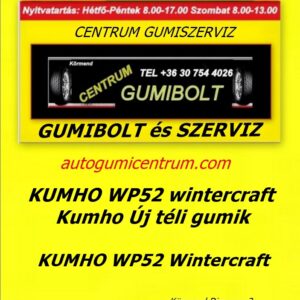 kumho WP52 wintercraft -kumho-uj-teli-gumi-webaruhaz-centrum-gumiszerviz-kft-gumibolt-es-szerviz-kormend