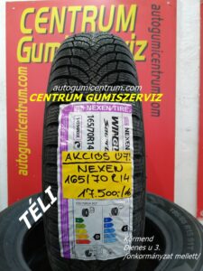 165/70R14 Nexen Winguard SnowG3 WH21.165/70R14 Nexen új téli gumi