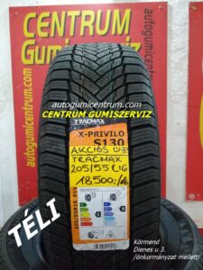 205/55r16 TRACMAX új téli
