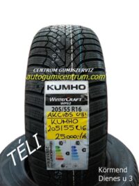 205 55r16 kumho uj teli gumi -centrum gumiszreviz -205 55r16 kumho uj teligumi-