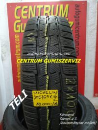 205/65r16c használt téli kisteher Michelin 2db