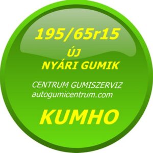 195 65R15 kumho nyári gumi