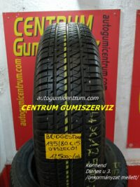 195/80r15 használt kisterep gumi Bridgestone 4db