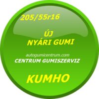 205/55R16 KUMHO új nyári gumi